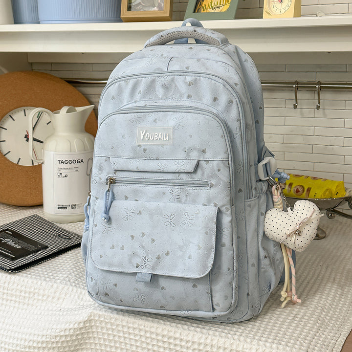 Charming Floral Print Backpack Kalsten