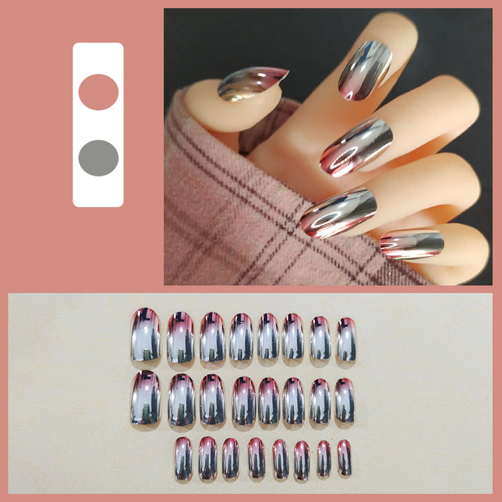 Creative artificial nails in modern gradient design Kalsten