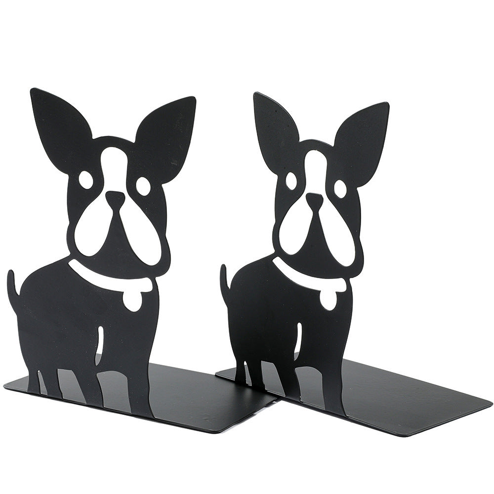 Decorative Dog-Themed Bookends