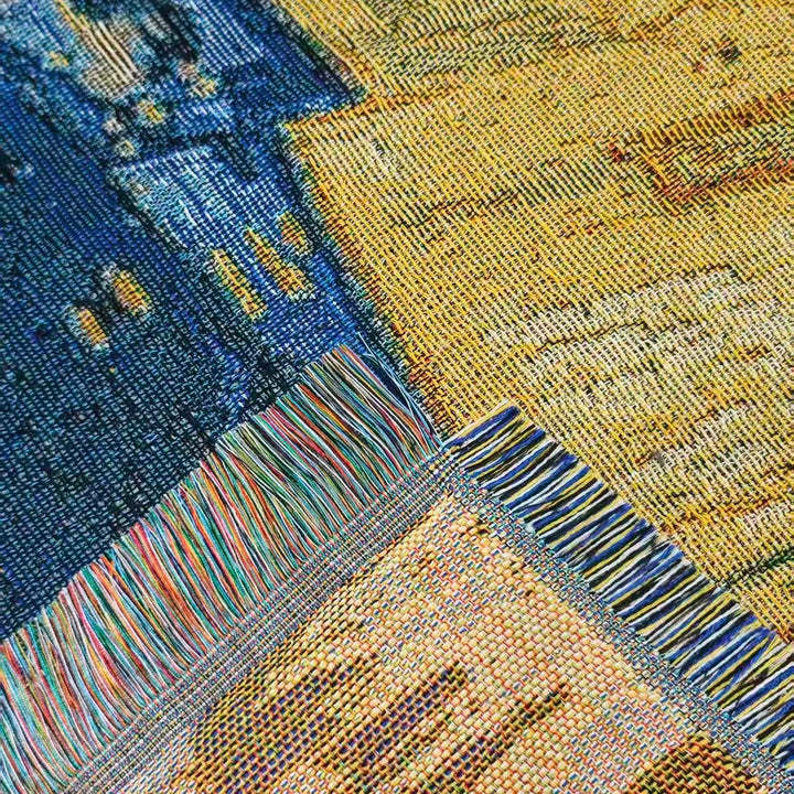 Artistic Cat-Themed Tapestry Blanket