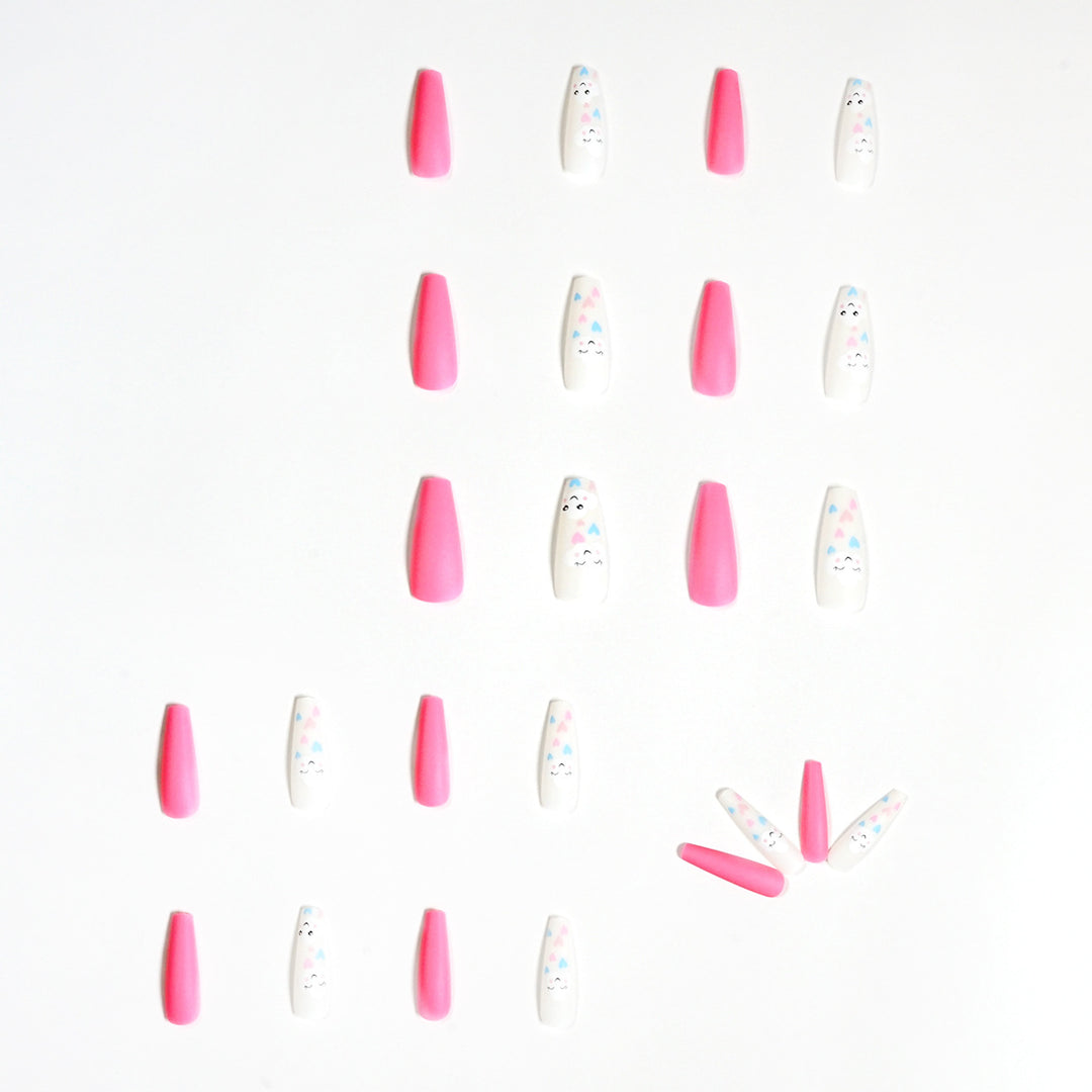 Artful Nail Art with Cute Cloud and Heart Designs Kalsten