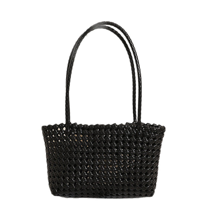 Braided Beach Bag with Practical Folding Mechanism Kalsten