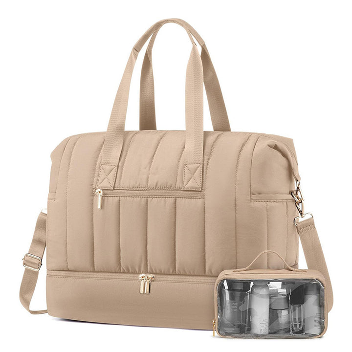 Stylish and Functional Sports Bag with Removable Cosmetic Compartment Kalsten
