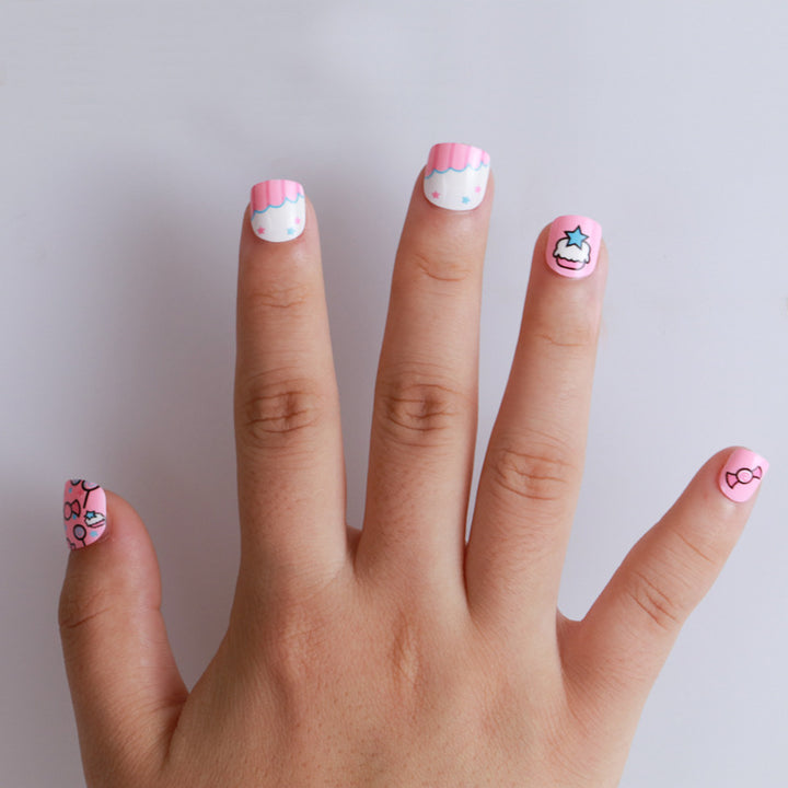 Playful Cartoon Animal Press-On Nail Set Kalsten