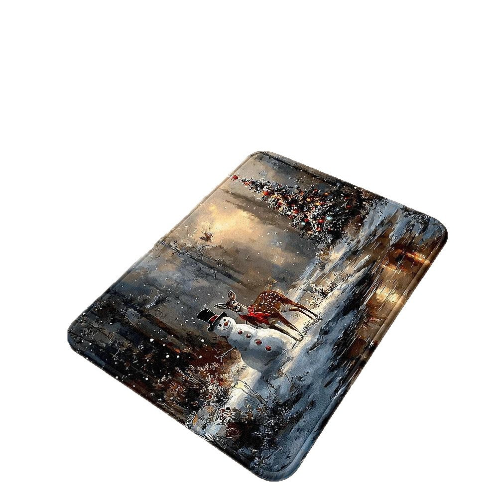 Festive Winter-Themed Bath Mat Kalsten