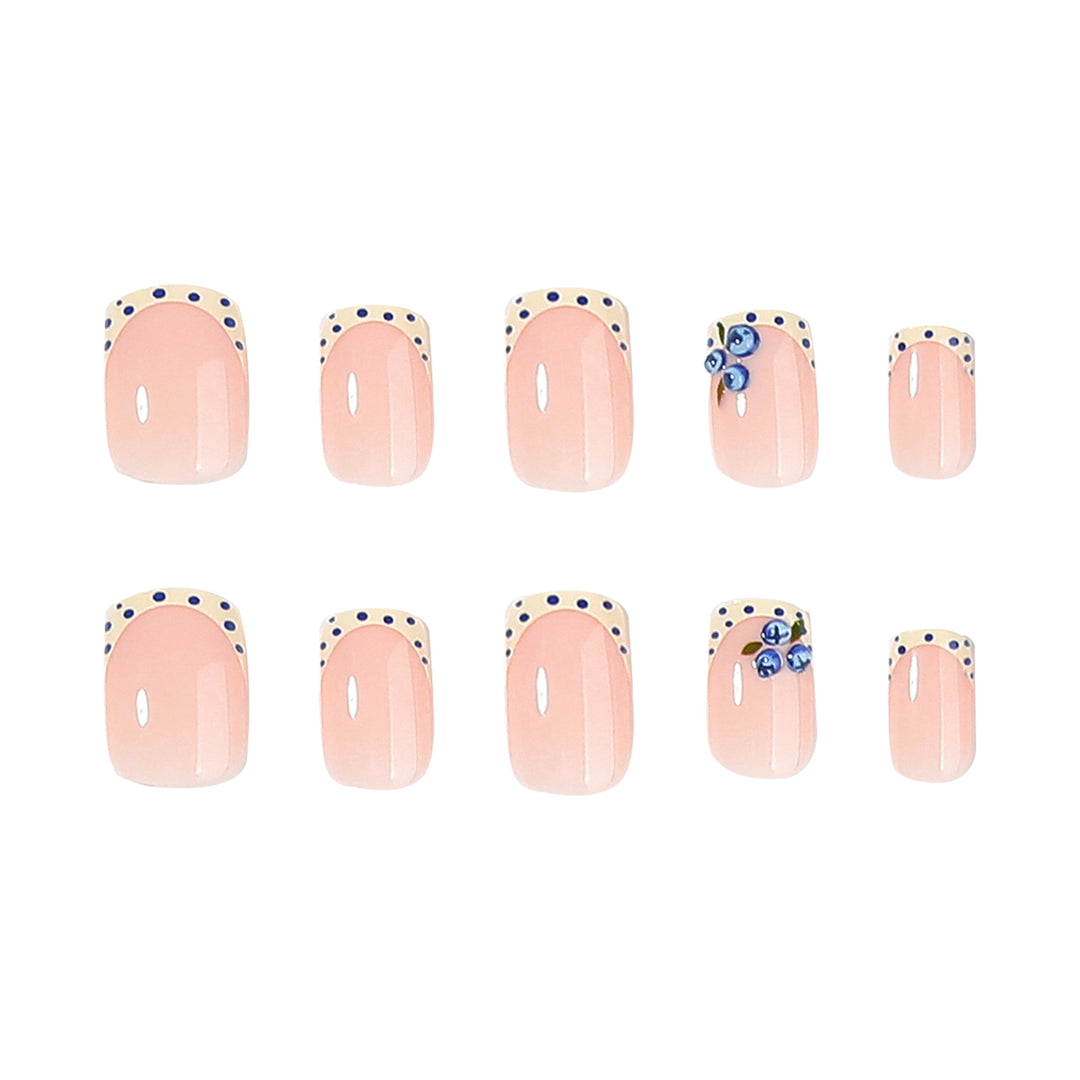 Elegantly designed nail extensions with decorative accents Kalsten