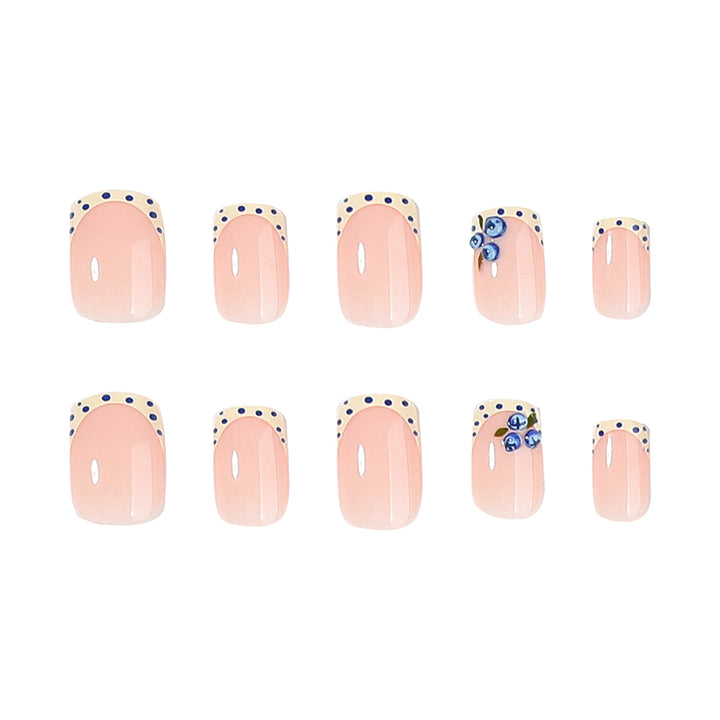Elegantly designed nail extensions with decorative accents Kalsten