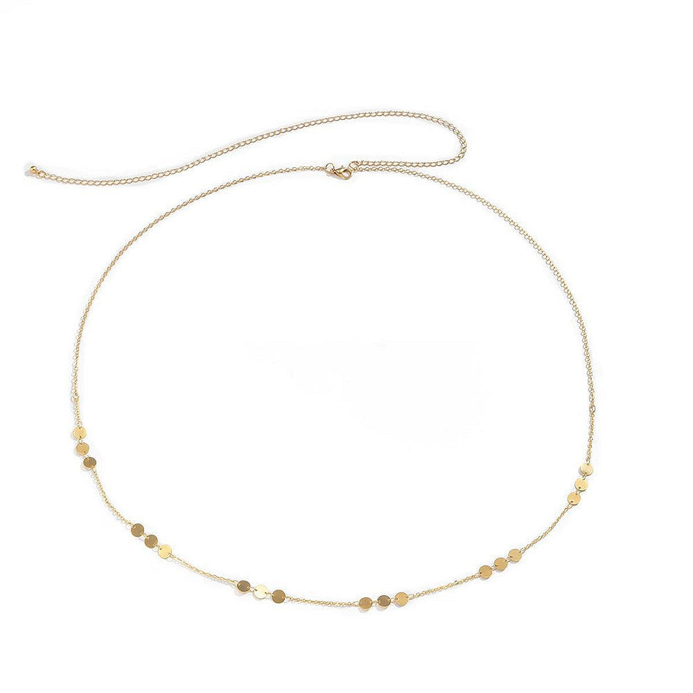 Delicate Beaded Chain Necklace Kalsten