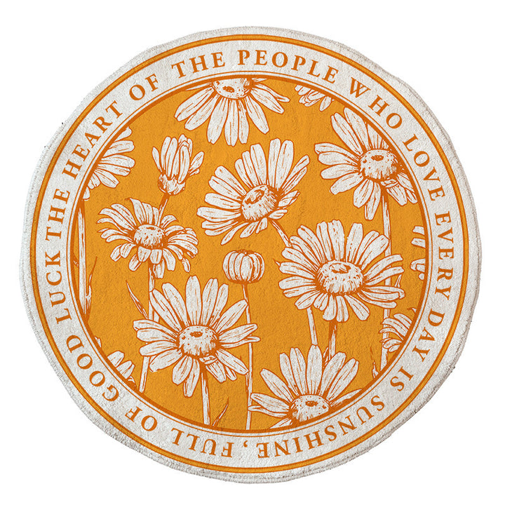 Floral Emblazoned Area Mat Kalsten