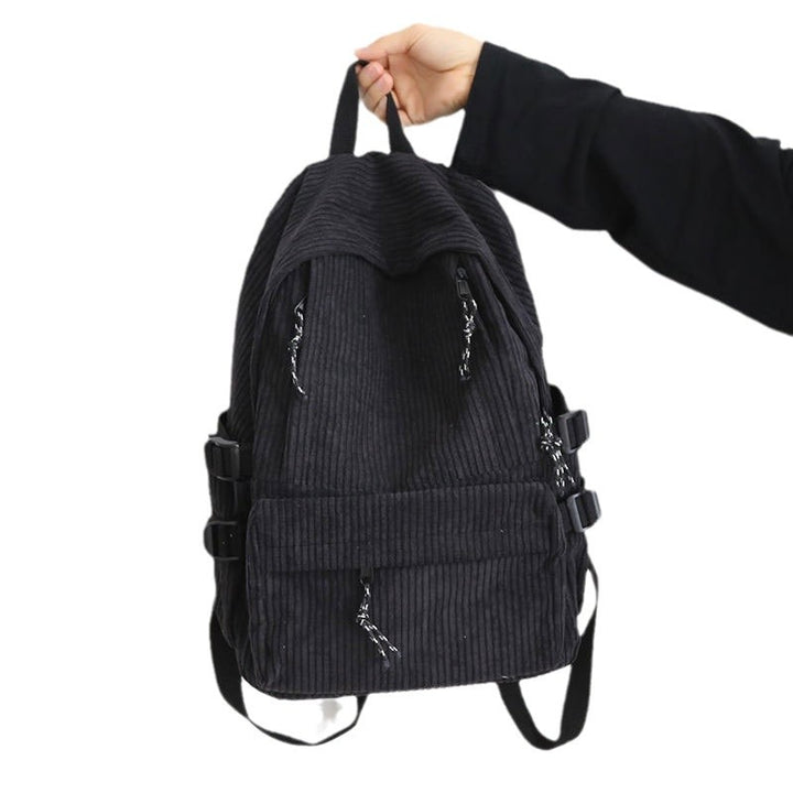 Textured Corduroy Sling Backpack Kalsten