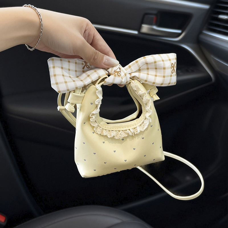 Cute Bow-Accent Mini Tote