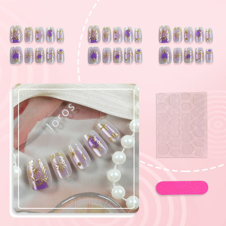 Celestial Design Press-On Nail Set