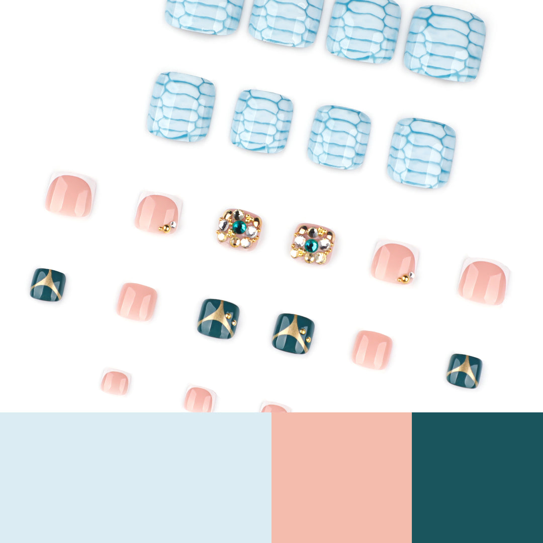 Artful toenail decoration Kalsten