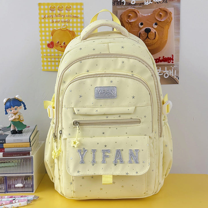 Fun Star-Embellished School Backpack Kalsten
