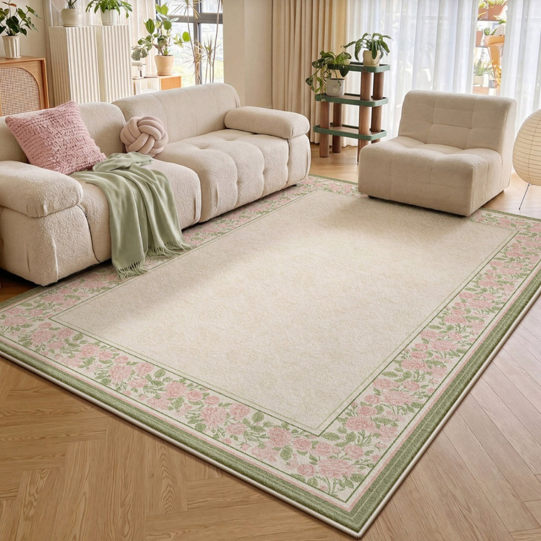 Floral Pattern Area Rug Kalsten
