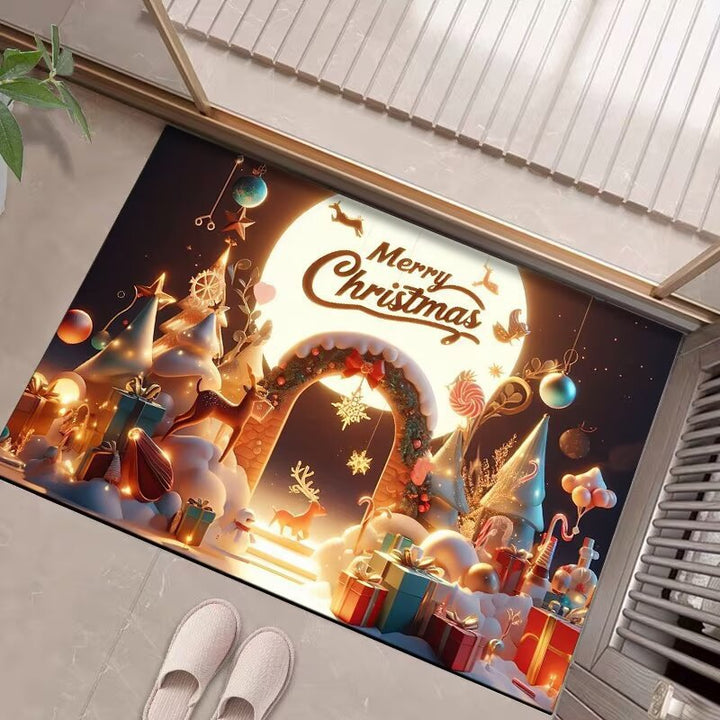 Holiday Themed Welcome Mat