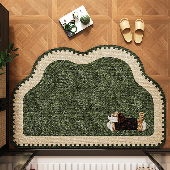 Cute Pet-Themed Bath Mat Kalsten
