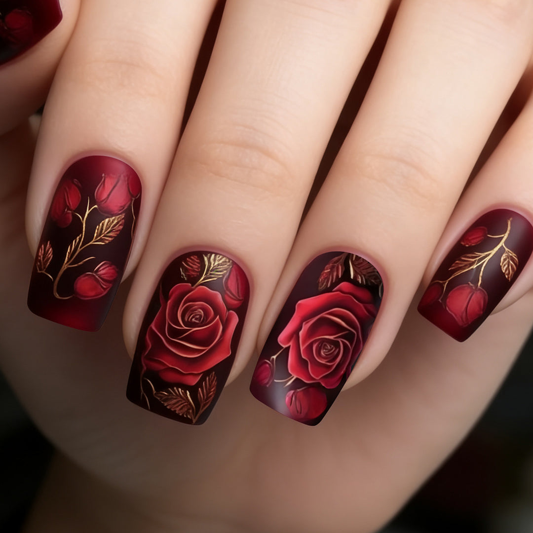 Floral Themed Nail Art Decoration Kit Kalsten