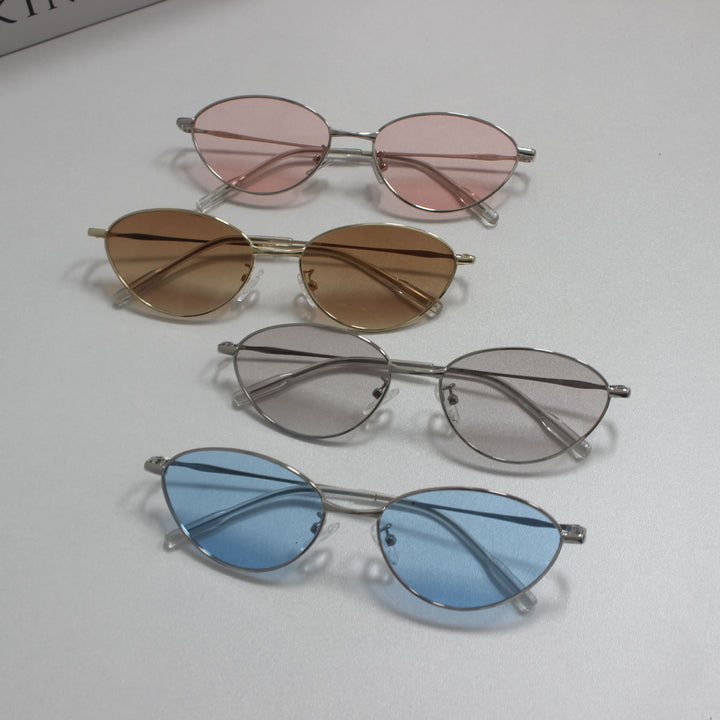 Fashionable Rectangular Glasses with Fine Metal Frame Kalsten