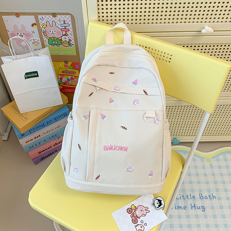 Cute Embroidered Backpack Kalsten