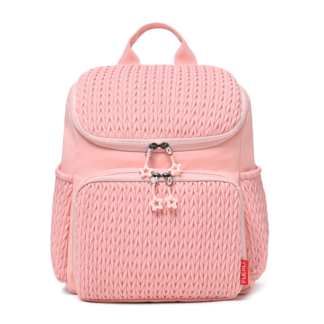 Textured Multi-Pocket Backpack Kalsten