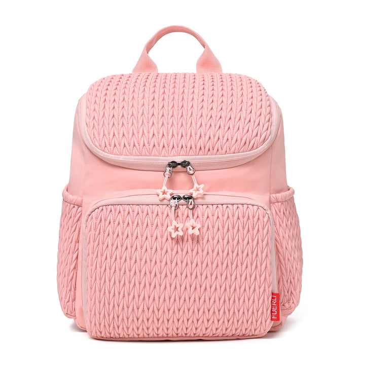 Textured Multi-Pocket Backpack Kalsten