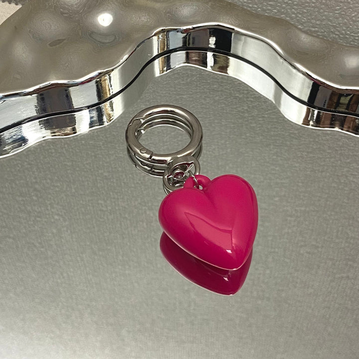 Heart-Shaped Charm Keychain Kalsten