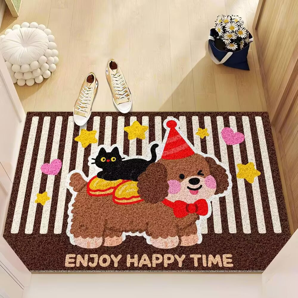 Dog-Themed Welcome Mat