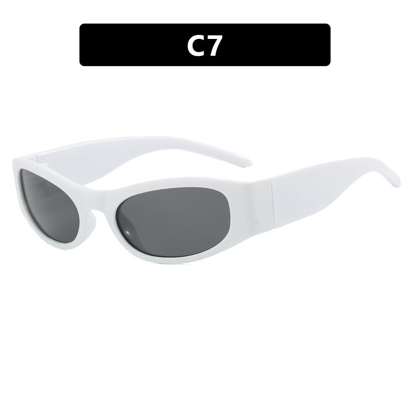 Women's sporty sunglasses with a wide frame and UV protection Kalsten