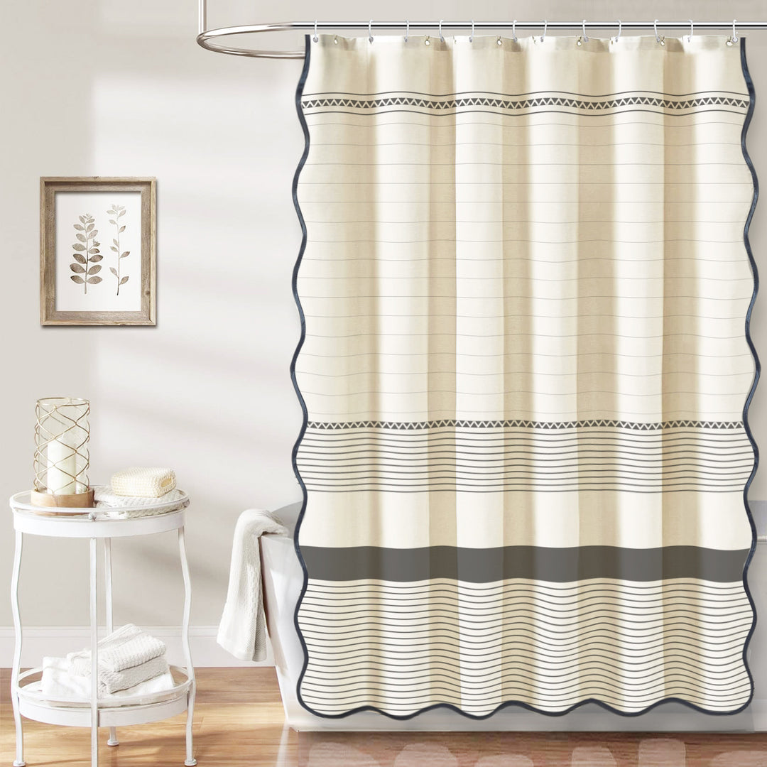 Floral Patterned Shower Curtain Kalsten