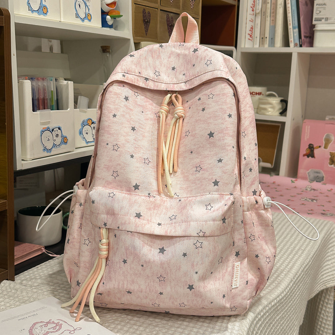 Star Printed Casual Backpack Kalsten