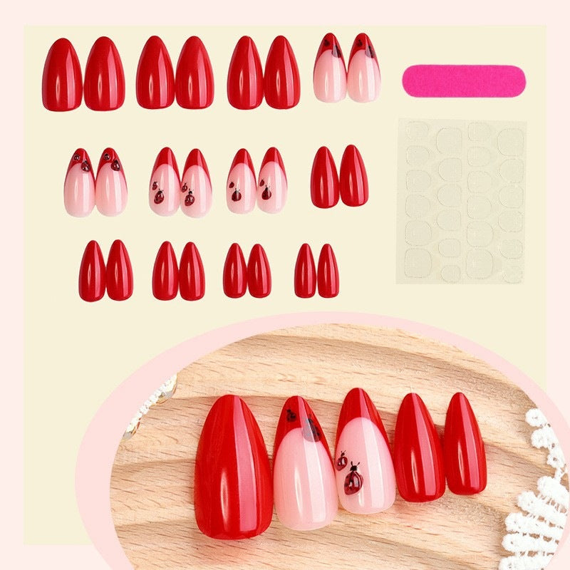Nail art set with playful design and stylish accents Kalsten