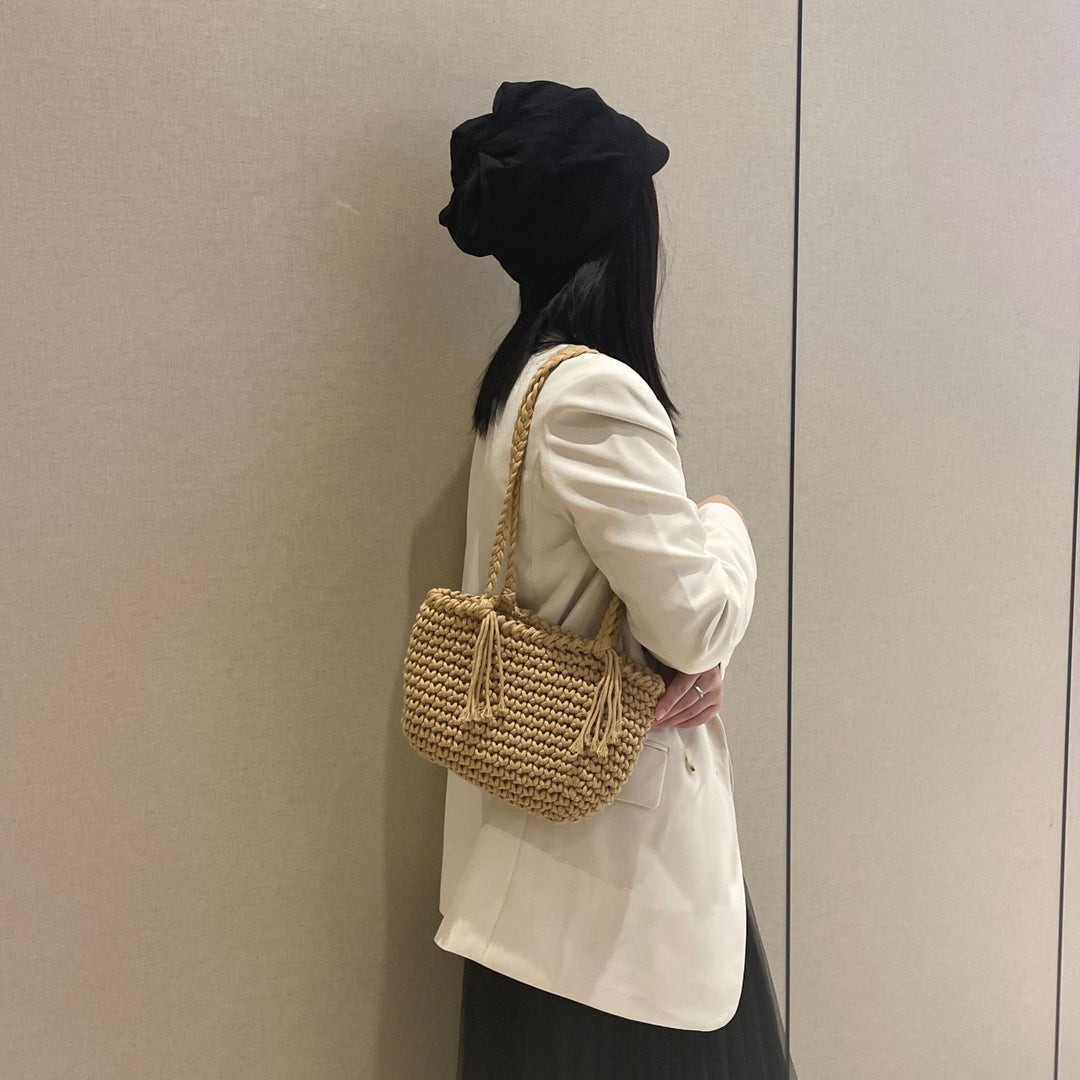 Hand-knotted shoulder bag Kalsten