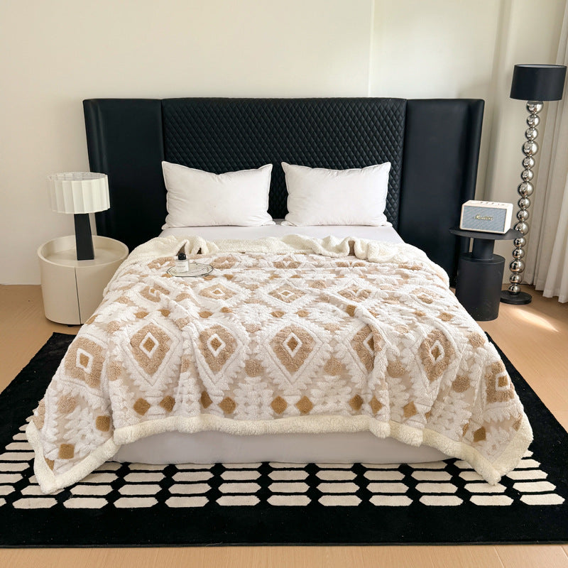 Decorative Fleece Throw Blanket