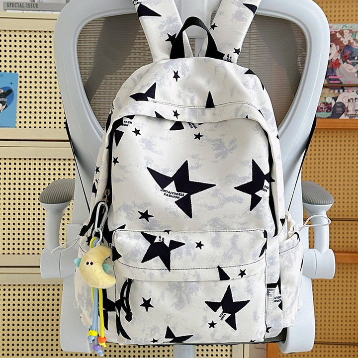 Trendy Star-Printed Backpack Kalsten