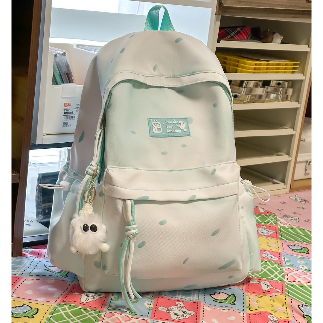 Stylish Polka Dotted Backpack Kalsten