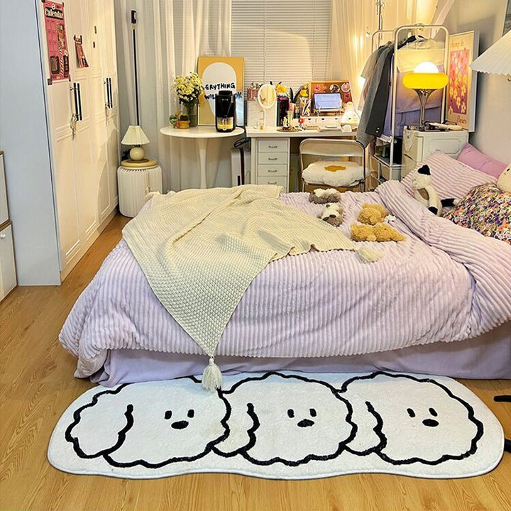 Plush Cloud-Themed Area Rug