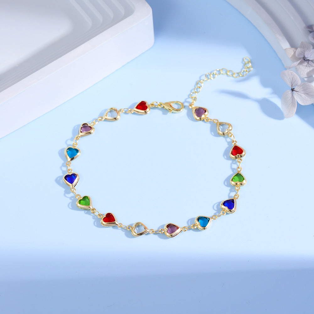 Heart Charm Bracelet Kalsten