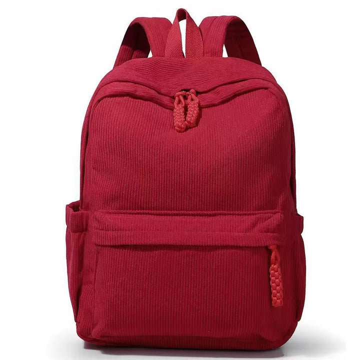 Stylish Corduroy Backpack