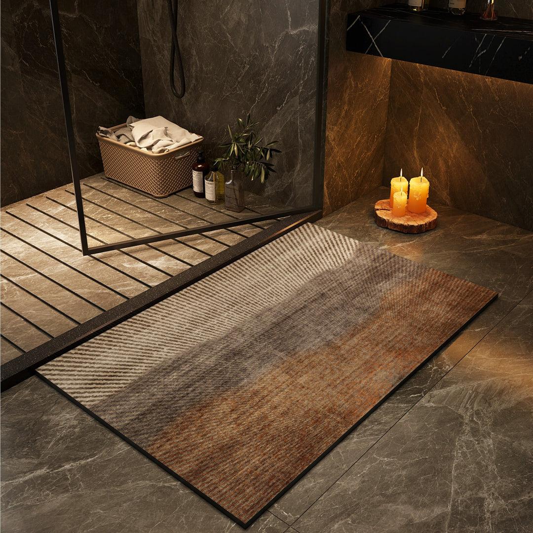 Geometric Patterned Non-Slip Bath Mat Kalsten