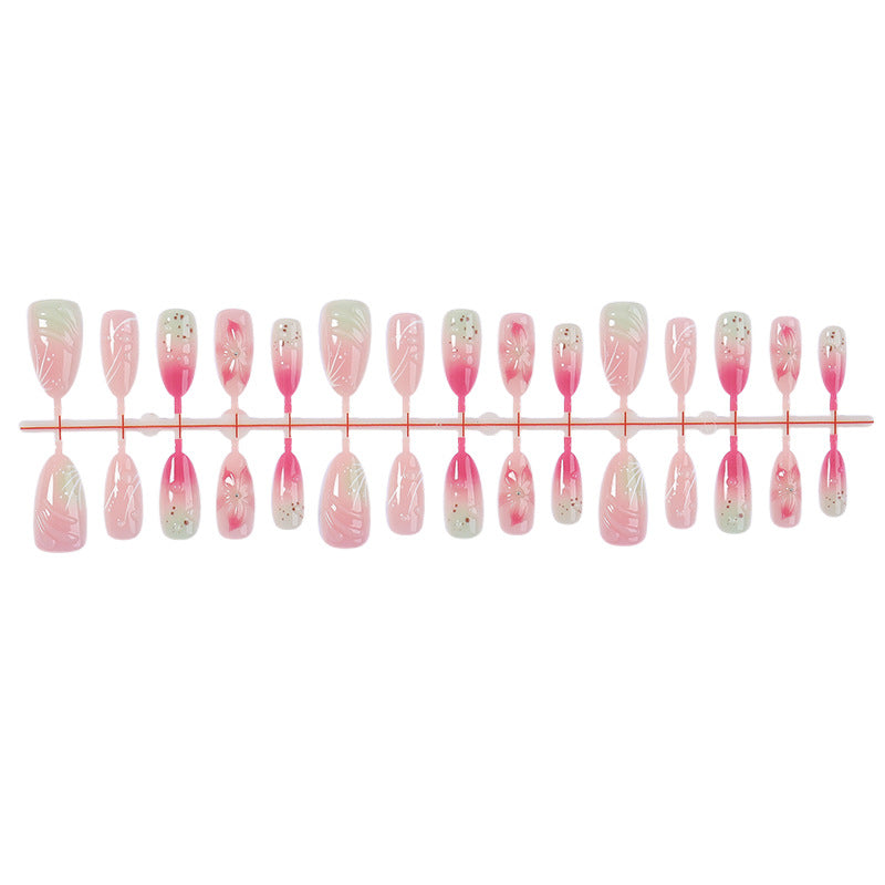 Artistic nail set in floral design Kalsten