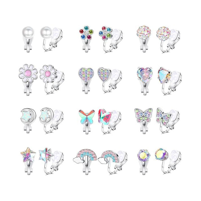 Charming Clip-On Earrings Set Kalsten