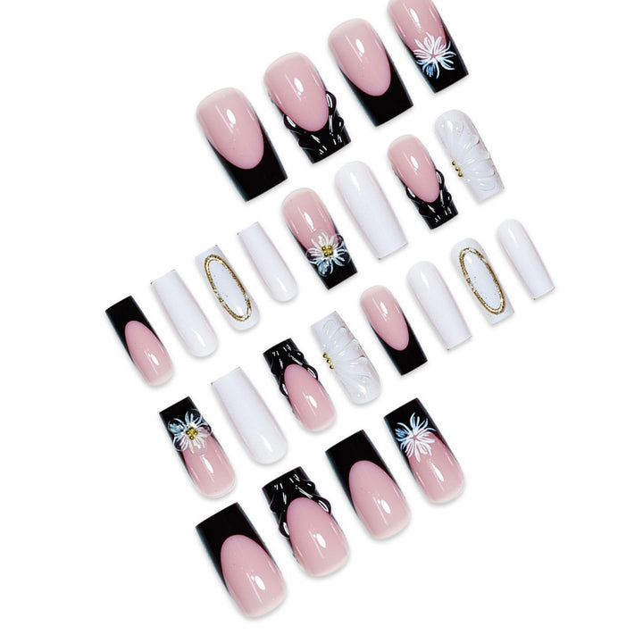 Decorative Flower Nail Art Extensions Kalsten