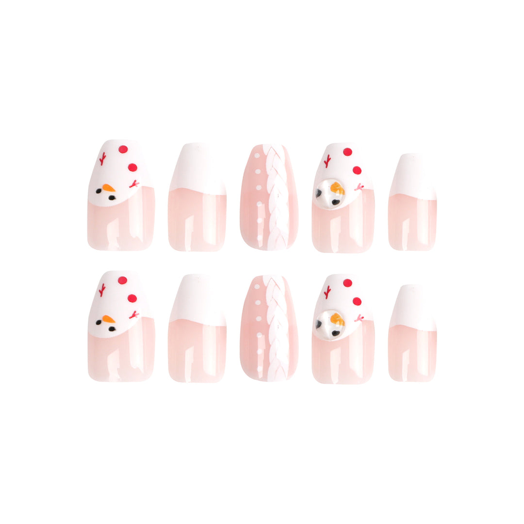 Artful Nail Art in Festive Winter Design Kalsten