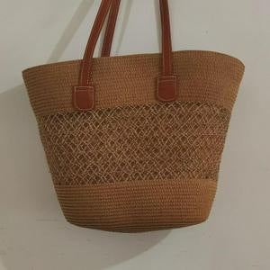 Trendy Woven Beach Bag Kalsten