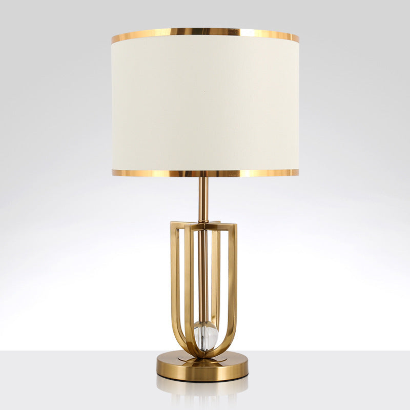 Modern Decorative Table Lamp with Gold Accents