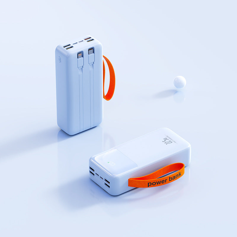 Portable power bank with integrated charging cable and fast charging function Kalsten