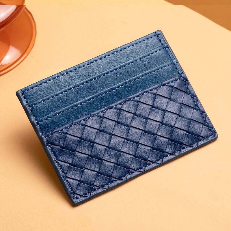 Woven Leather Cardholder Kalsten