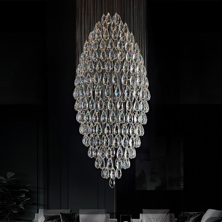 Crystal Cascading Chandelier