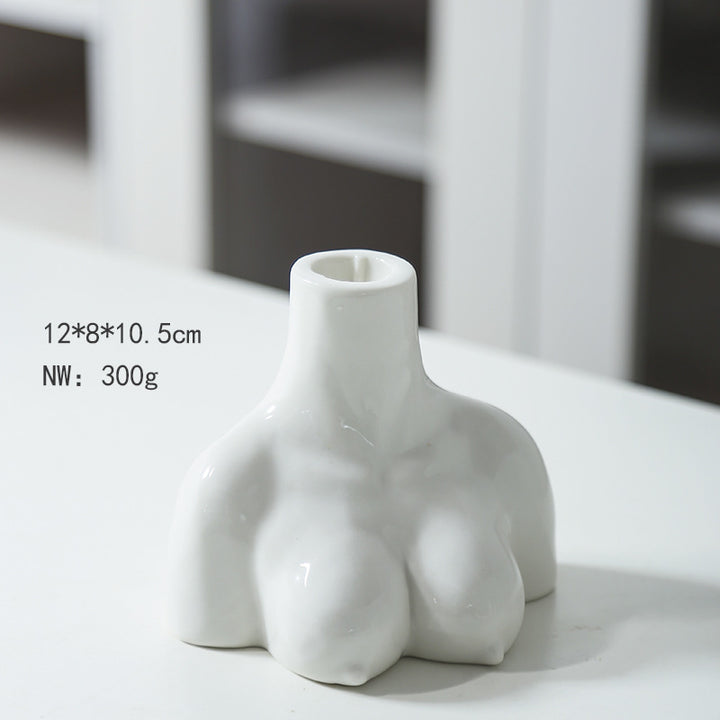 Artistic Ceramic Body-Shaped Vase Kalsten